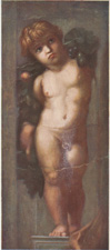 Putto with Garland